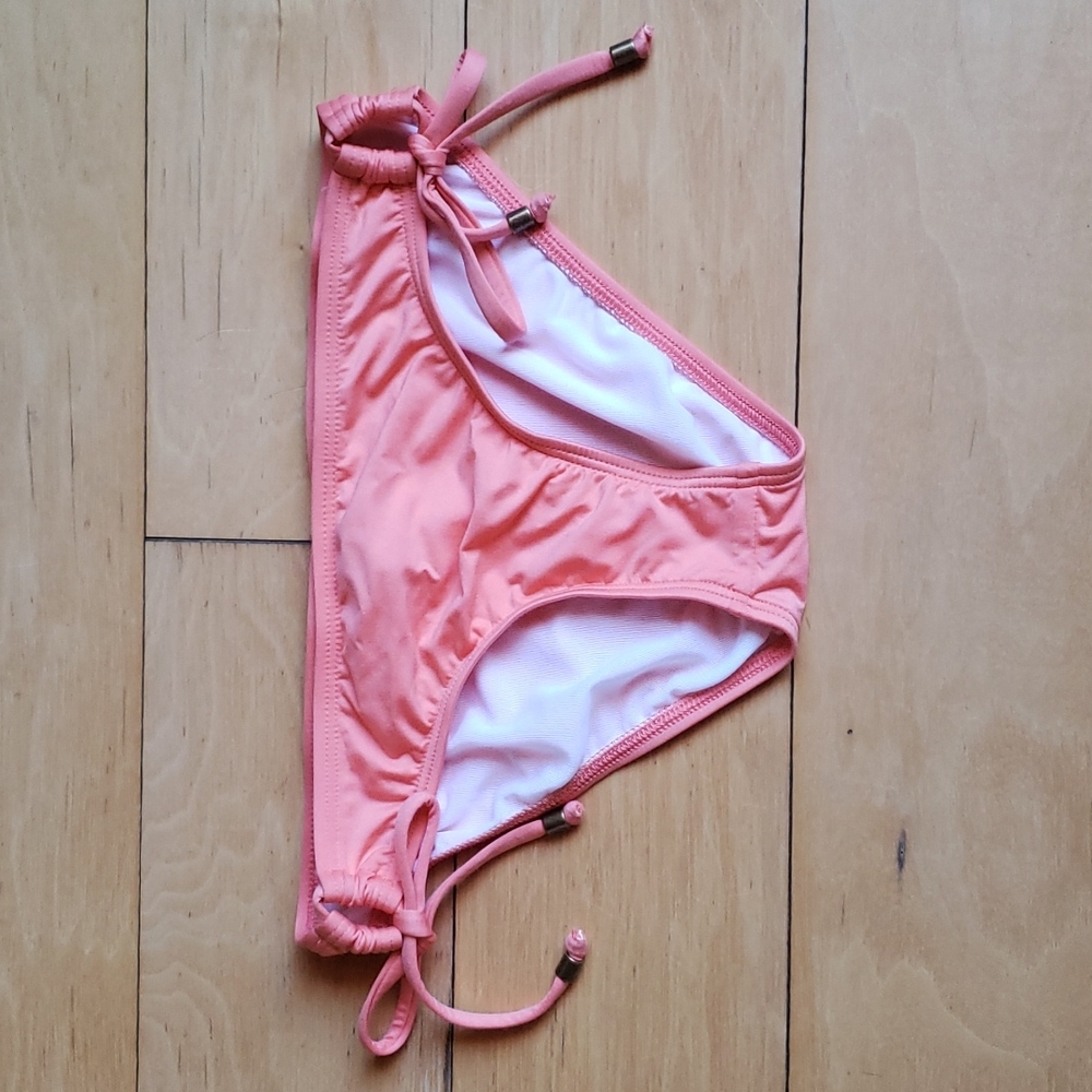 NWT Orange Ella Moss Sedona Tunnel Bikini Bottom, Size S
